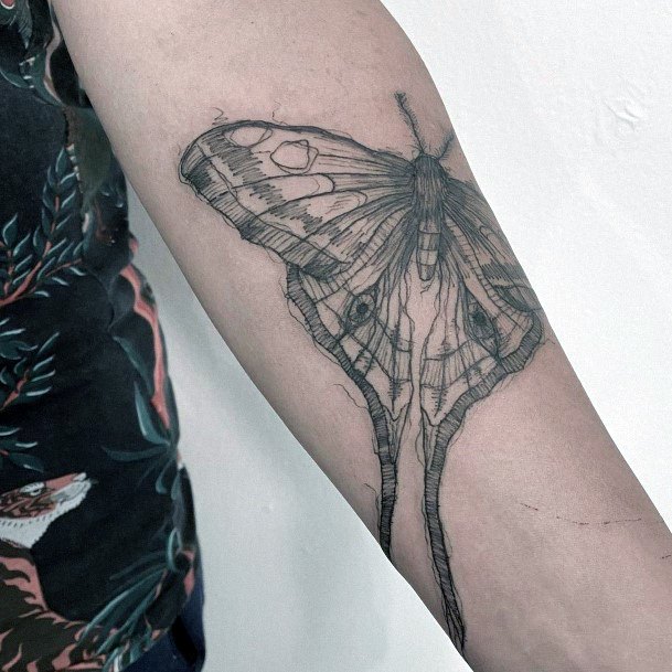 Top 100 Best Scribble Tattoos For Women - Hand Drawn Design Ideas