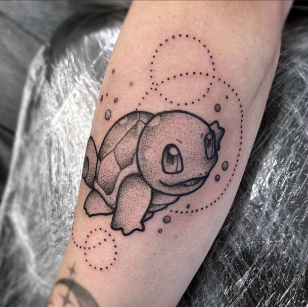 Art Squirtle Tattoo Designs For Girls