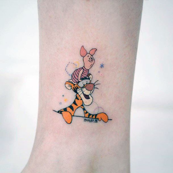 Fade To Black Tattoo Studio on Twitter A very colourful tigger tattoo  Mick is enjoying doing colour work Be like tigger and bounce down to see  us Or you can call us