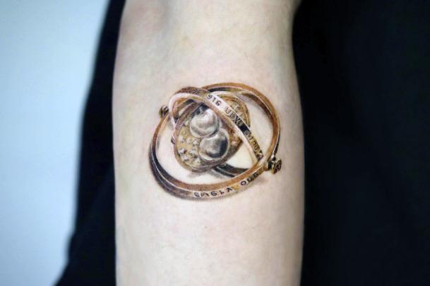 Art Time Turner Tattoo Designs For Girls