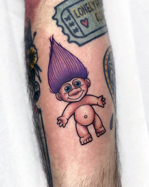 Discover more than 63 troll doll tattoo super hot  incdgdbentre