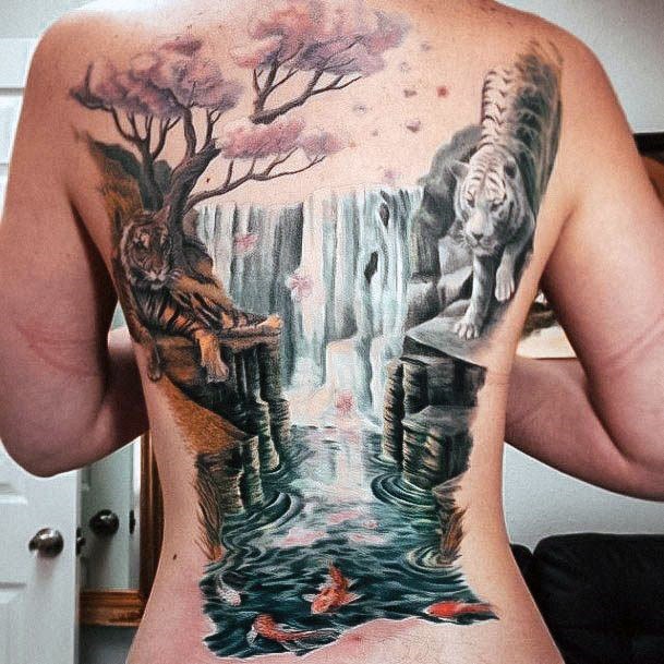 Top 100 Best Waterfall Tattoos For Women Cascading Design Ideas