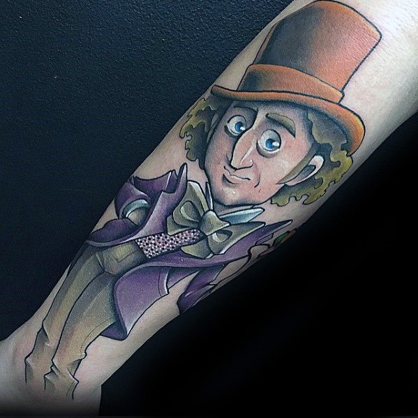 Art Willy Wonka Tattoo Designs For Girls