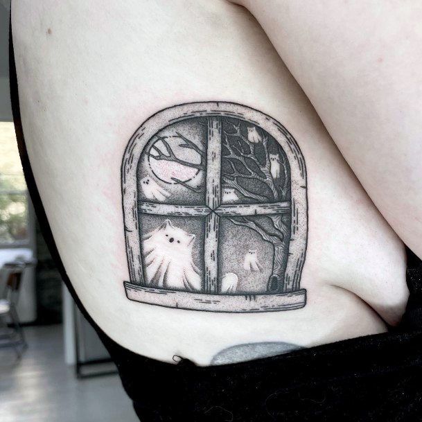 Top 100 Best Window Tattoos For Women Glass Design Ideas