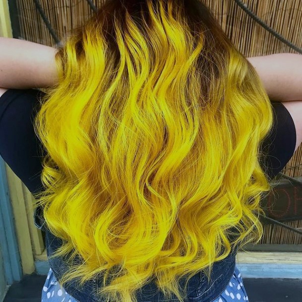 Art Yellow Hairstyles Ideas For Girls