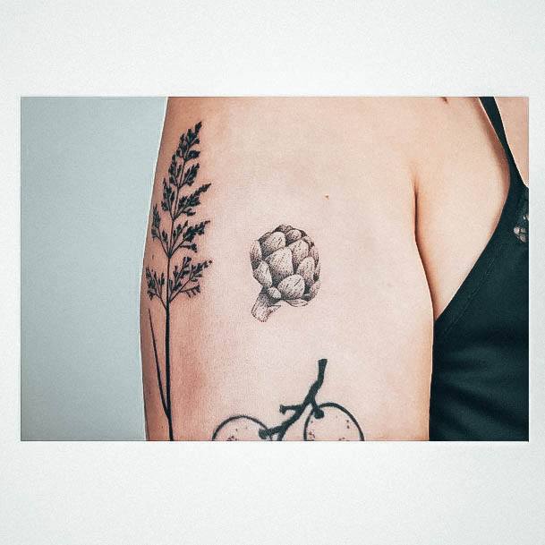 Artichoke Womens Tattoo Ideas