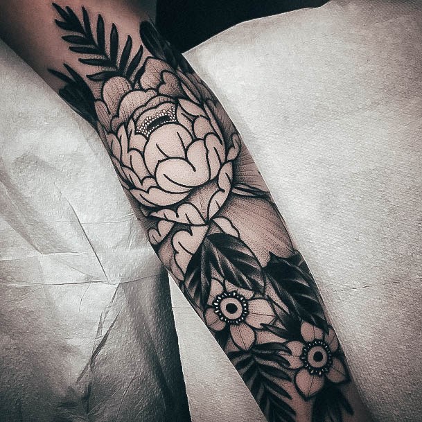 Artistic Aesthetic Tattoo On Woman
