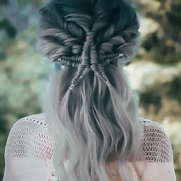 Artistic Braided Hairstyles On Woman