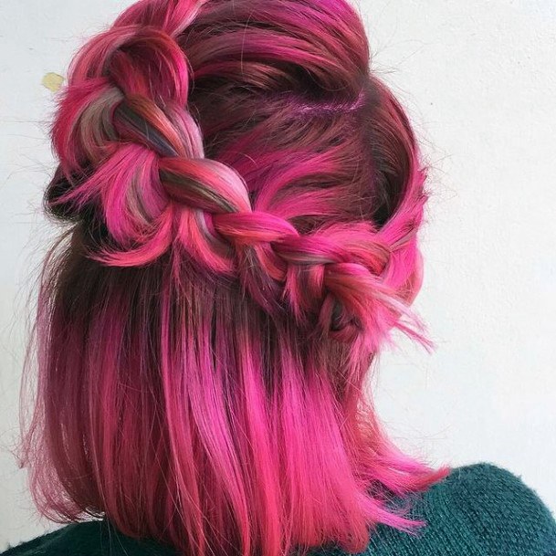 Artistic Bright Hairstyles On Woman