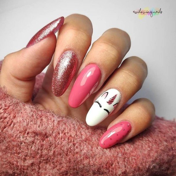 Artistic Bright Nail On Woman