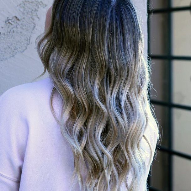 Artistic Brown Ombre Hairstyles On Woman