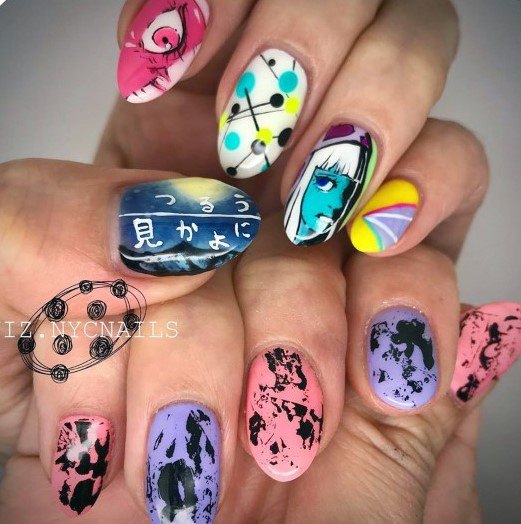 Artistic Colorful Nail Ideas For Women