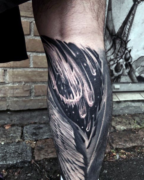 Artistic Comet Tattoo On Woman