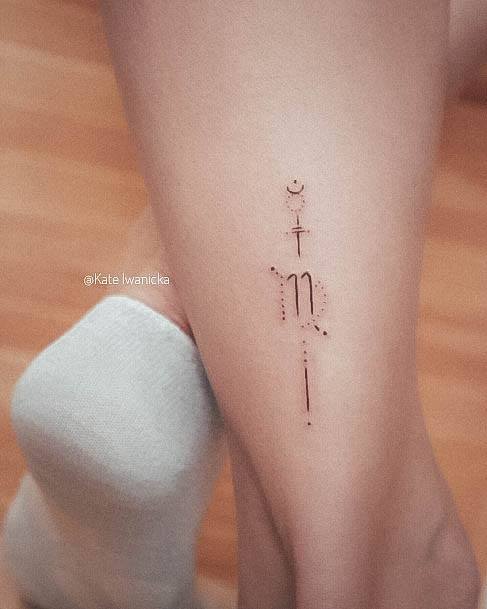 Artistic Constellation Tattoo On Woman