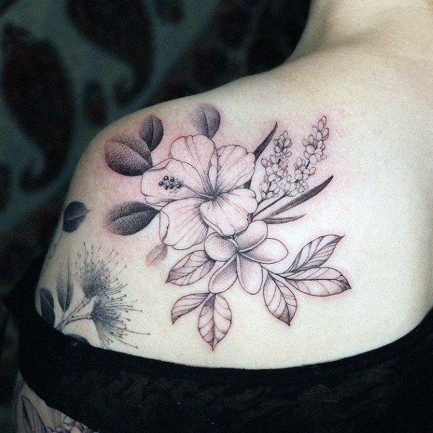 Artistic Creative Tattoo On Woman