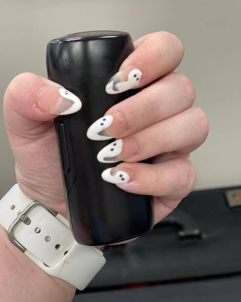 Artistic Ghost Nail On Woman