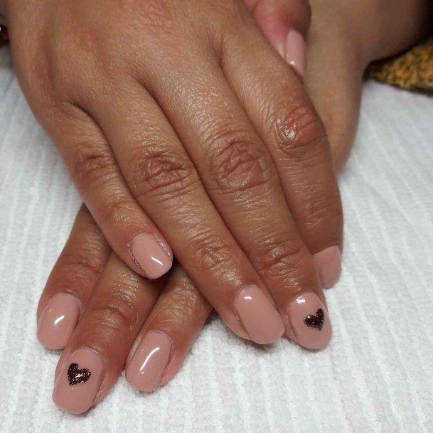 Artistic Tan Nail On Woman