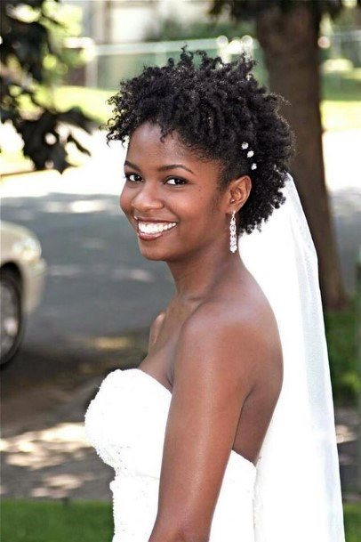 Assymetric Crochet Bob Wedding Hairstyles For Black Women