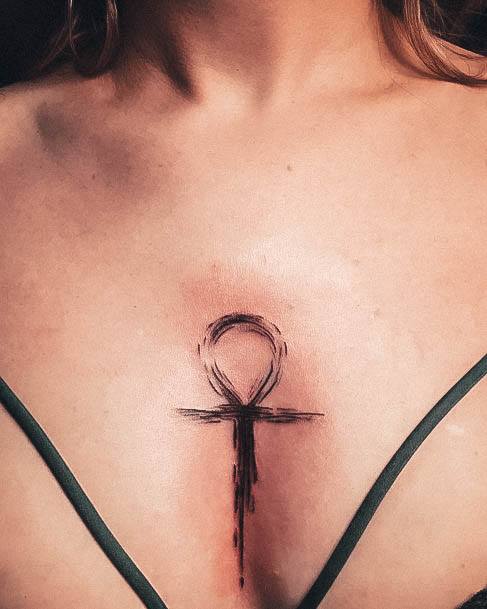 Astonishing Ankh Tattoo For Girls