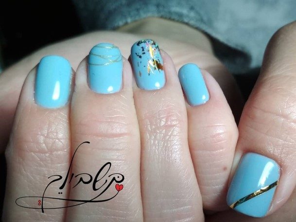 Astonishing Azure Nail For Girls