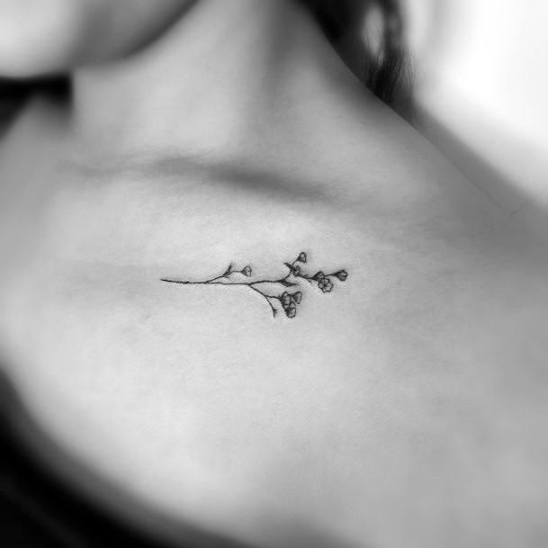 Astonishing Babys Breath Tattoo For Girls