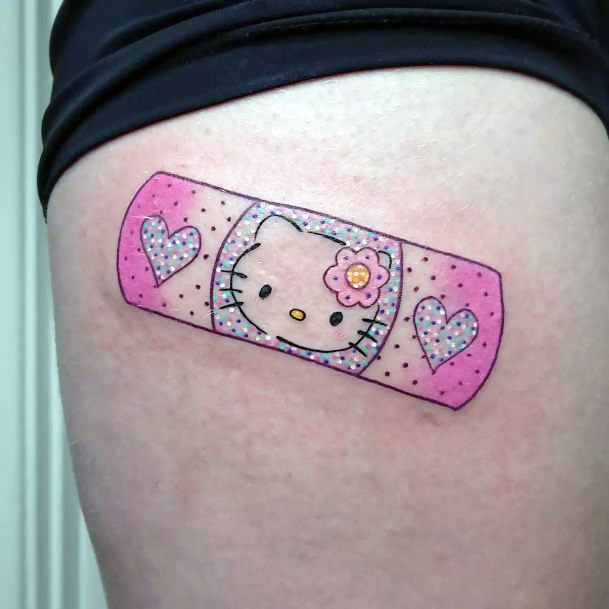 Astonishing Bandaid Tattoo For Girls