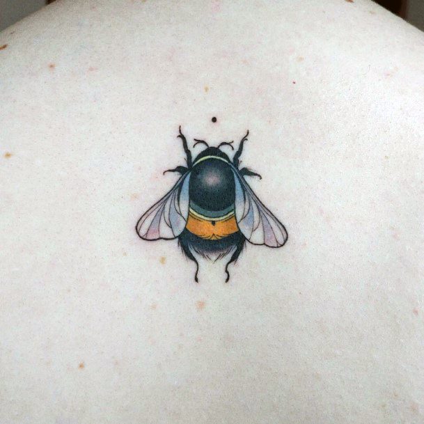 Astonishing Bee Tattoo For Girls