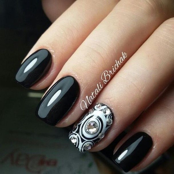 Astonishing Black Prom Nail For Girls