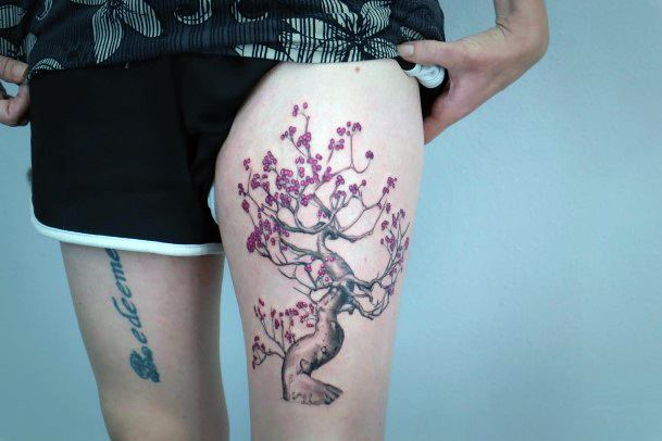 Astonishing Bonsai Tattoo For Girls