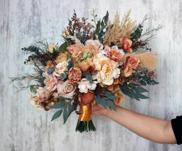 Astonishing Bouquet Wedding Inspiration Fall Floral