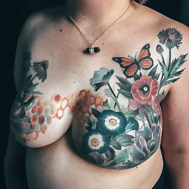 Astonishing Breast Cancer Tattoo For Girls