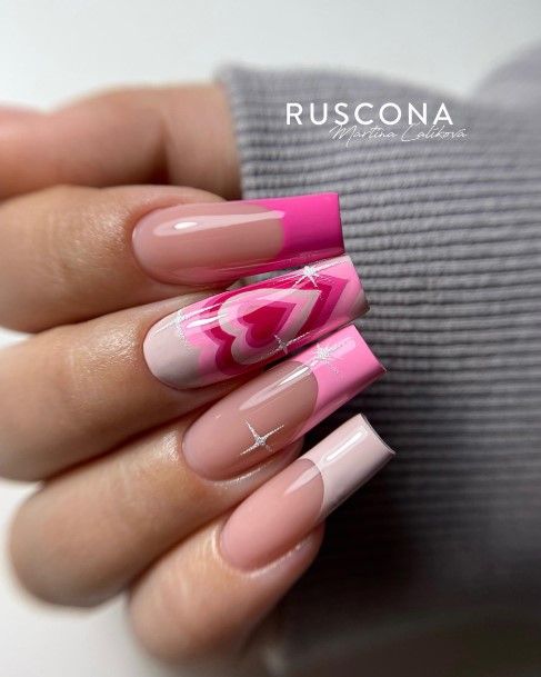 Astonishing Bright Pink Nail For Girls