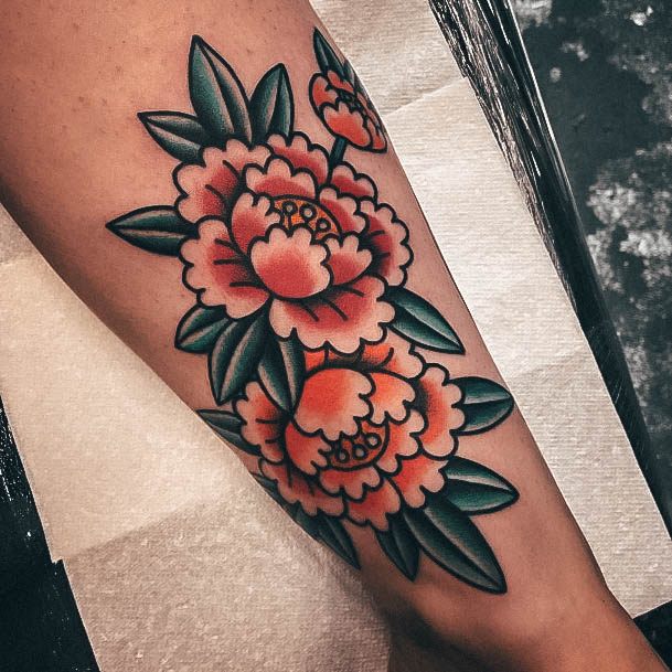 Astonishing Carnation Tattoo For Girls