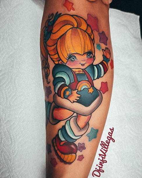 Astonishing Cartoon Tattoo For Girls