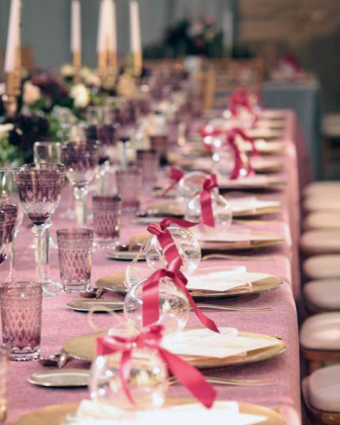 Astonishing Christmas Decoration Wedding Table Inspiration