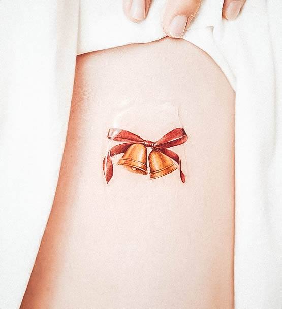 Astonishing Christmas Tattoo For Girls