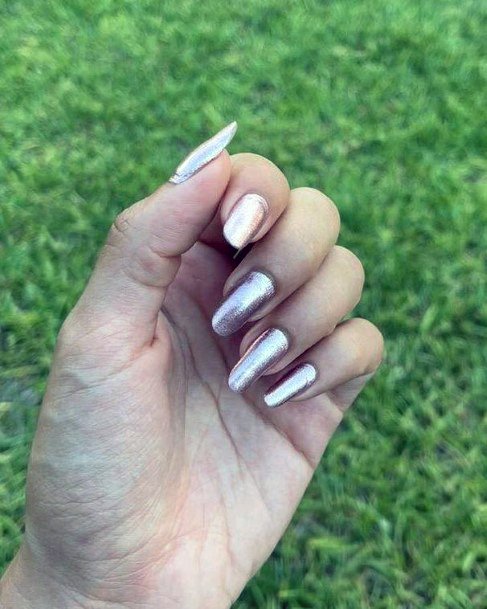 Astonishing Chrome Nail For Girls