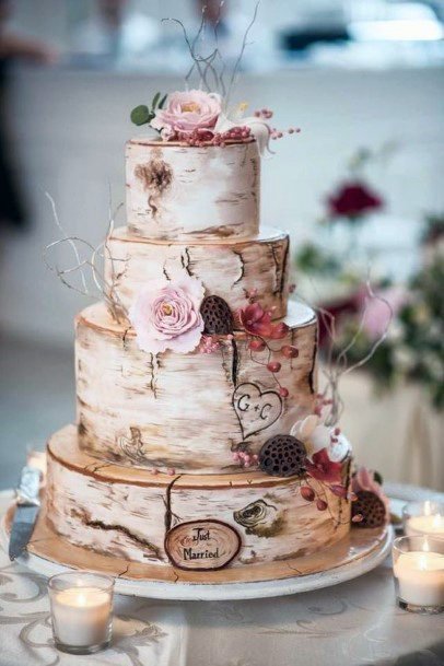 Astonishing Delicious October Wedding Cake Inspiration Ideas