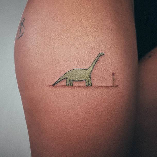 Top 100 Best Dinosaur Tattoos For Women - Triassic Reptile Design Ideas