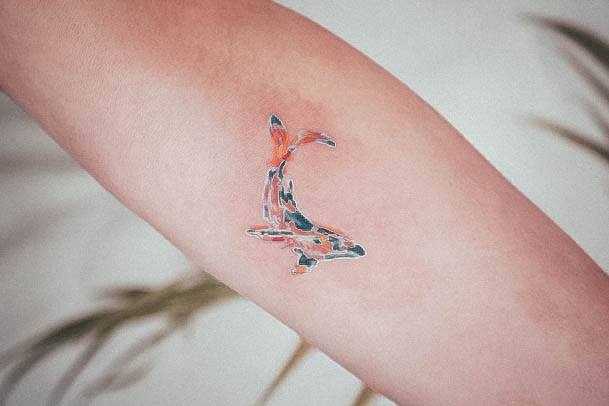 Astonishing Dolphin Tattoo For Girls