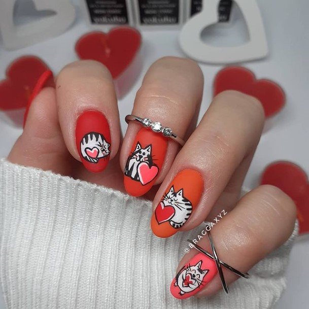 Astonishing February Nail For Girls