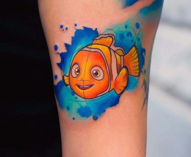 Astonishing Finding Nemo Tattoo For Girls