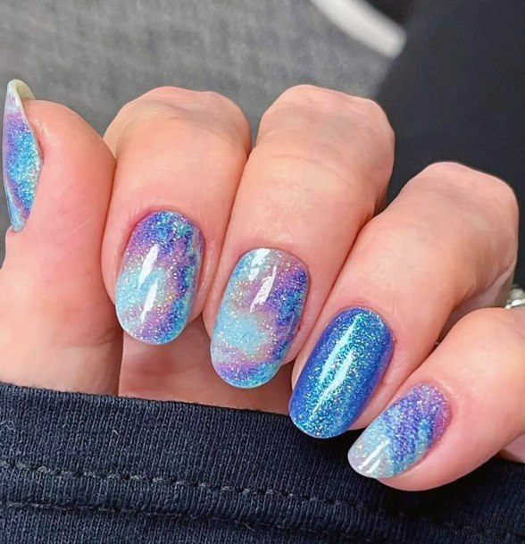 Astonishing Galaxy Nail For Girls