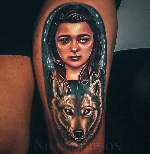 Astonishing Game Of Thrones Tattoo For Girls