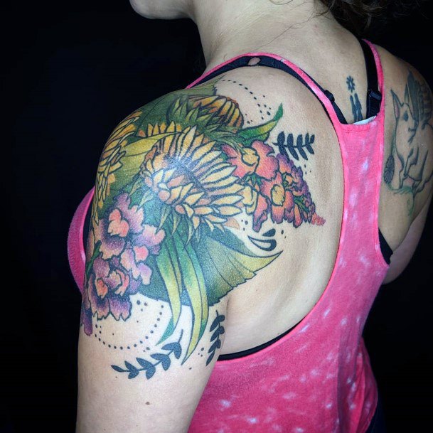 Astonishing Gardening Tattoo For Girls