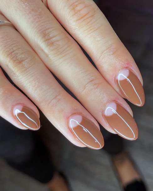 Astonishing Half Moon Nail For Girls