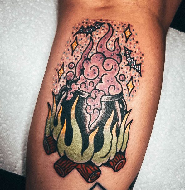 Astonishing Halloween Tattoo For Girls