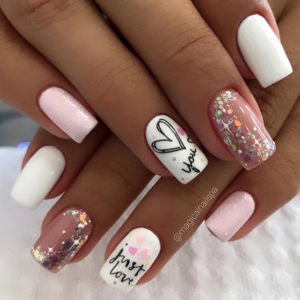 Astonishing Heart Nail For Girls