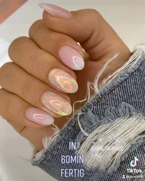 Astonishing Holographic Nail For Girls