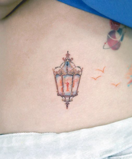 Astonishing Lantern Tattoo For Girls